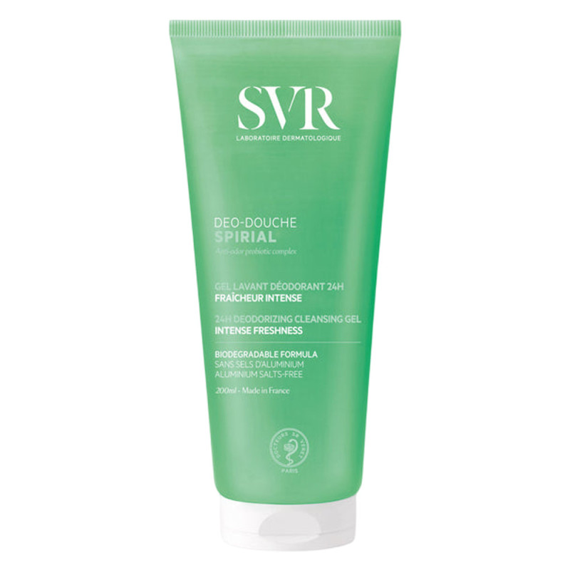 SVR Spirial Déo-Douche Gel desodorante limpiador 24h 55ml