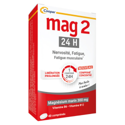 Cooper Mag2 24H Magnesio Marino 300 mg 40 comprimidos
