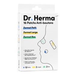 Dr.Herma 16 parches antimanchas de varios tamaños