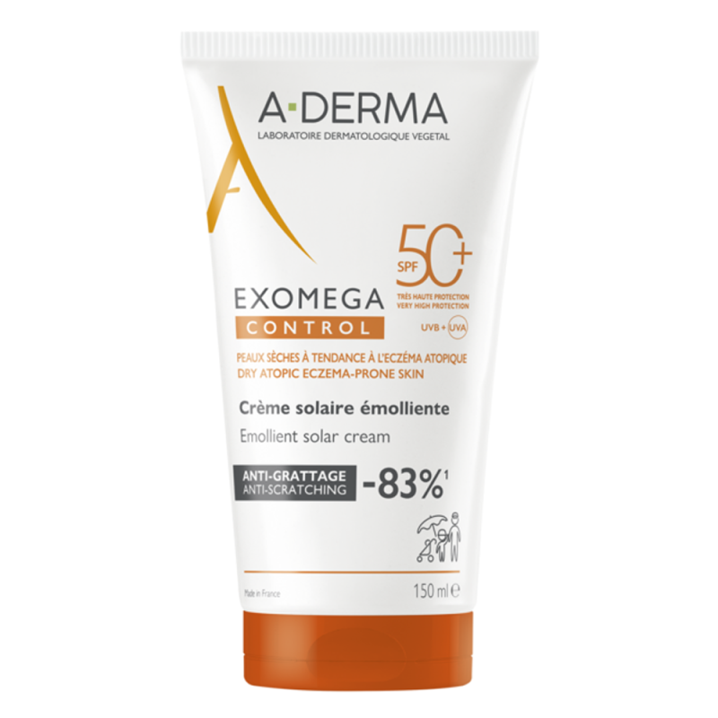 A-Derma Exomega Crema Solar Emoliente SPF50+ 150ml