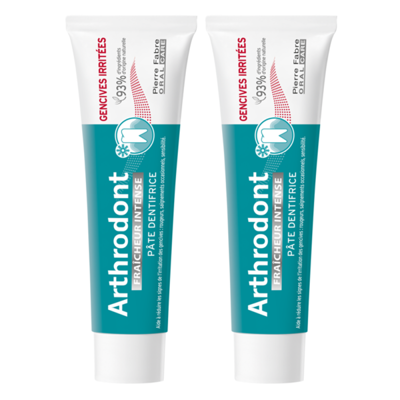 Arthrodont Fraicheur Intense pasta dentífrica encías irritadas envase 2x75ml
