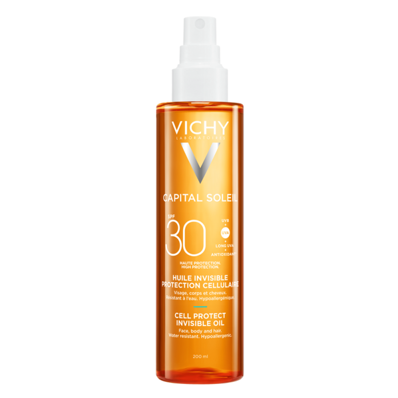 Vichy Capital Soleil Aceite Protección Celular Invisible SPF30 - 200ml