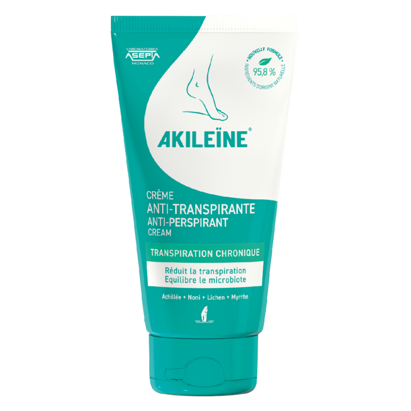 Akileïne Crema Antitranspirante 75ml