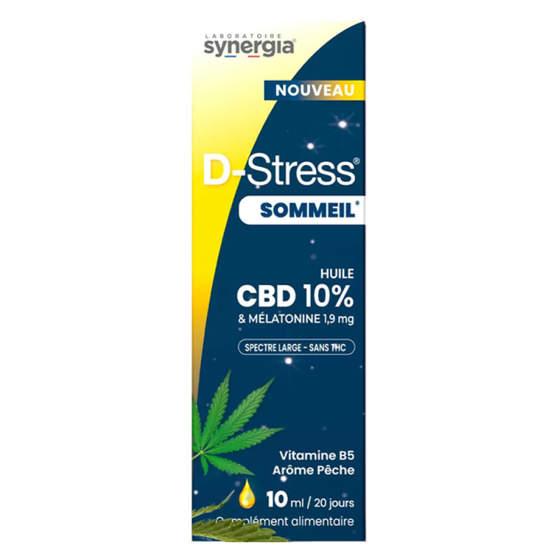 Synergia D-Stress Sleep Aceite de CBD 10% 10ml