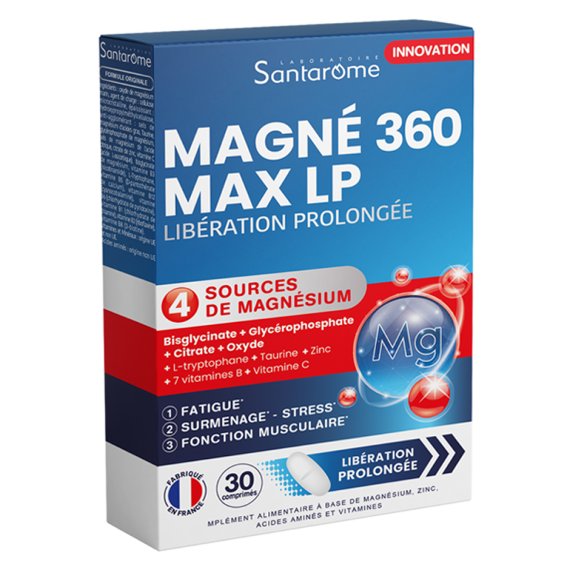 Santarome Magne 360 Max LP 30 comprimidos Santarome Magne 360 Max LP 30 comprimidos