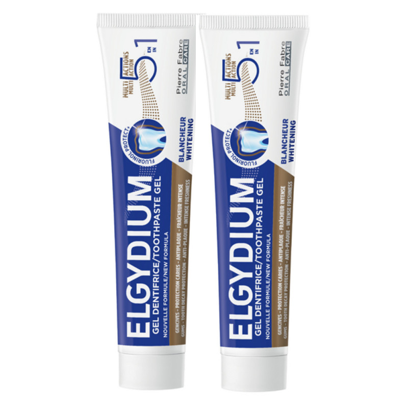 Elgydium Gel dentífrico multiacciones envase 2x75ml