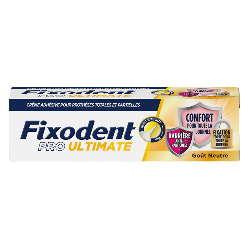 Fixodent Pro Ultimate Crema Adhesiva Sabor Neutro 40gr