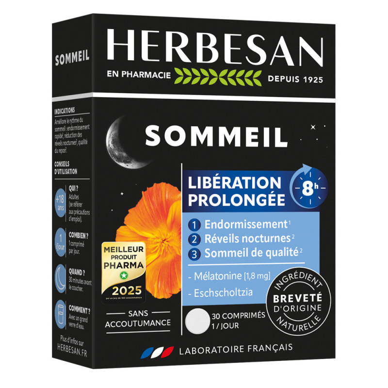 Herbesan Sueño de Liberación Prolongada 8H 30 comprimidos Herbesan Sueño de Liberación Prolongada 8H 30 comprimidos