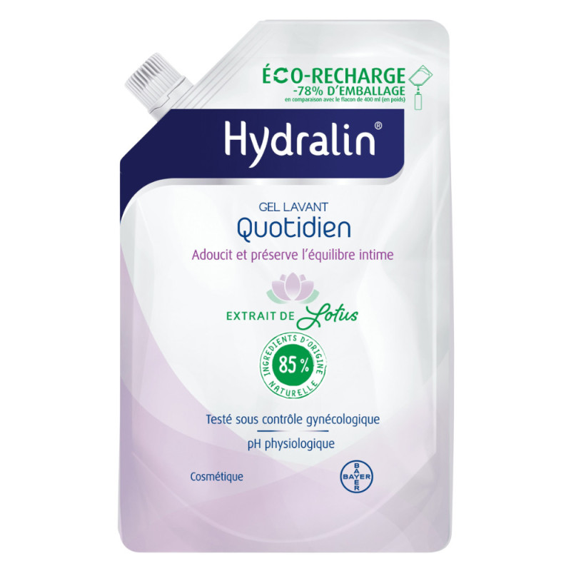 Hydralin Gel Limpiador Diario eco recambio 400ml