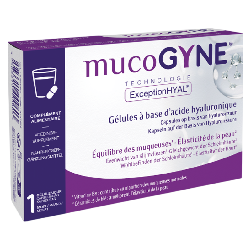 MucoGyne 28 Cápsulas de Ácido Hialurónico