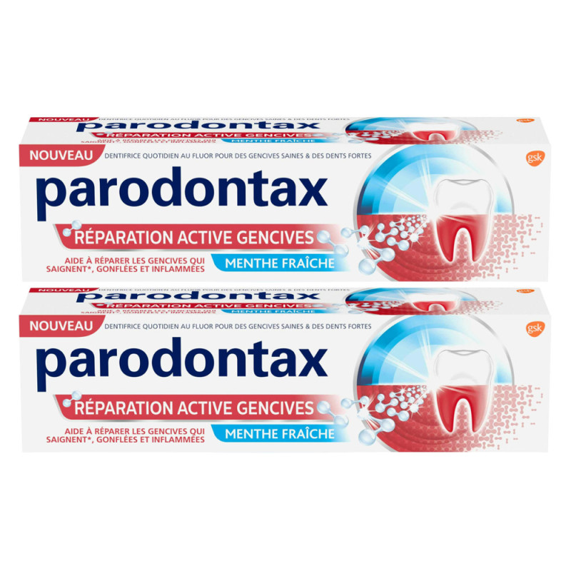 Parodontax Active Gum Repair Pasta dentífrica 2x75ml envase