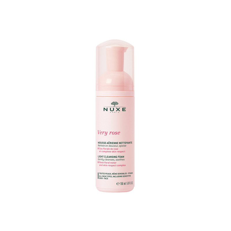 Nuxe Very Rose Mousse aérienne nettoyante 150ml Nuxe Very Rose Mousse aérienne nettoyante 150ml