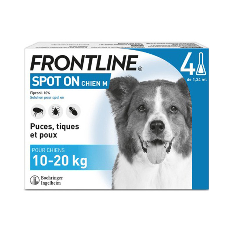 Frontline Spot-on perro 10-20kg 3 pipetas