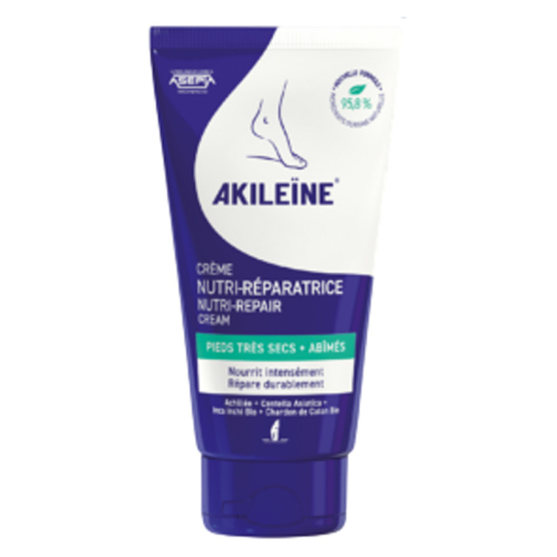 Akileïne Crema de pies Nutri-reparadora 75ml