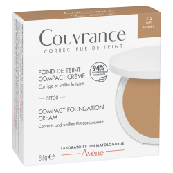 Avene Base de Maquillaje Compacta SPF30 - 1.3 Miel 8.5gr
