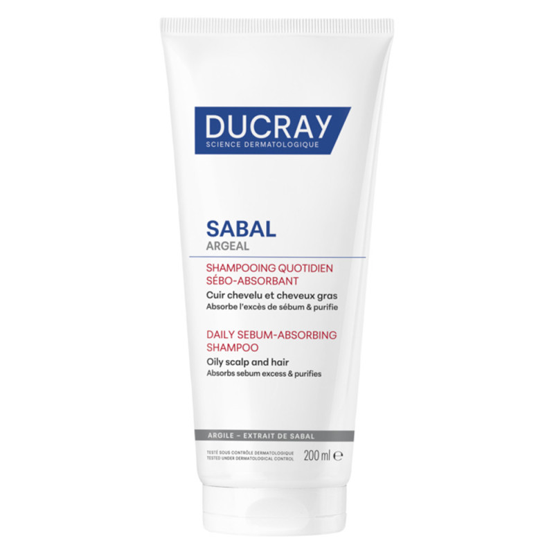 Ducray Sabal Champú diario sebo-absorbente 200ml Ducray Sabal Champú diario sebo-absorbente 200ml