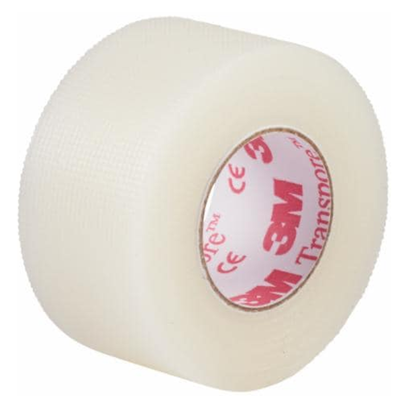 3M Transpore Yeso transparente microperforado 25 mm x 5 m 3M Transpore Yeso transparente microperforado 25 mm x 5 m