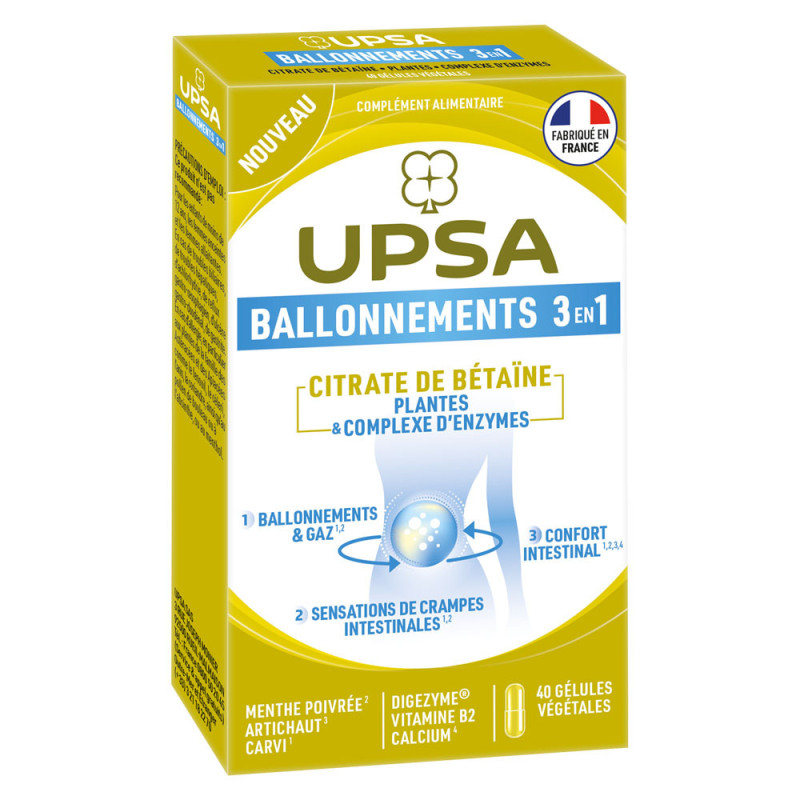 Upsa 3en1 Distensión 40 cápsulas