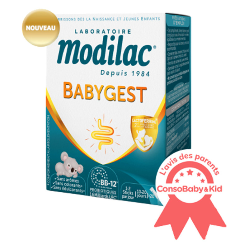 Modilac Babygest 20 barritas
