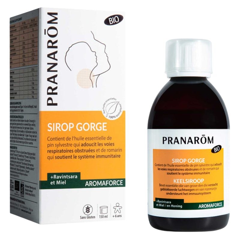 Pranarôm Aromaforce Jarabe para la garganta 150ml