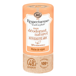 Respectueuse Mon Desodorante de melocotón de viña bio 50gr
