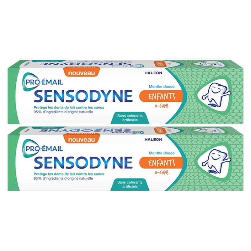 Sensodyne Pro-émail Pasta dentífrica infantil 0-6 años 2x50ml