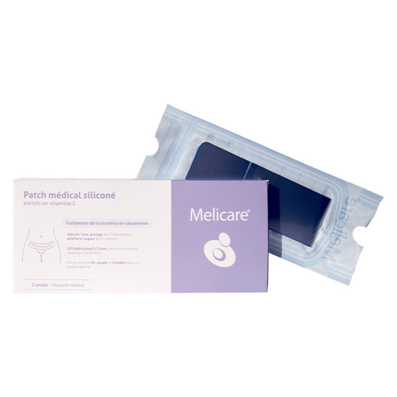 Melicare Parche médico de silicona 4x22 cm 3 unidades