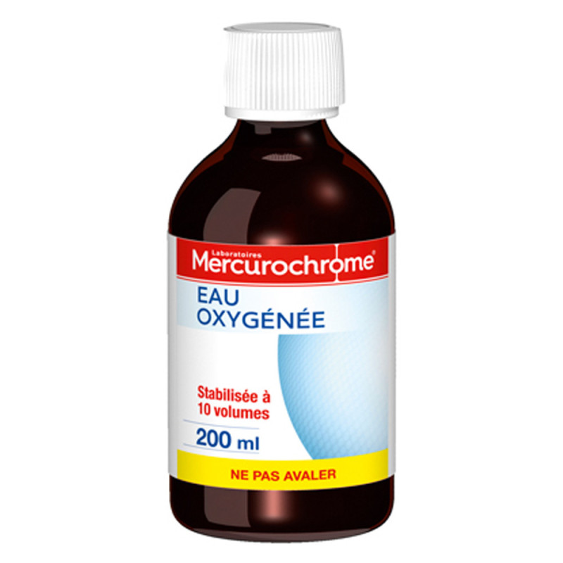 Peróxido de hidrógeno mercurocromo 200ml