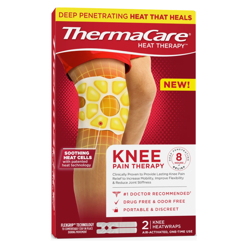 ThermaCare parche térmico para rodilla caja de 2