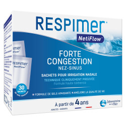 Respimer Netiflow Forte Congestión Irrigación Nasal 16 sobres
