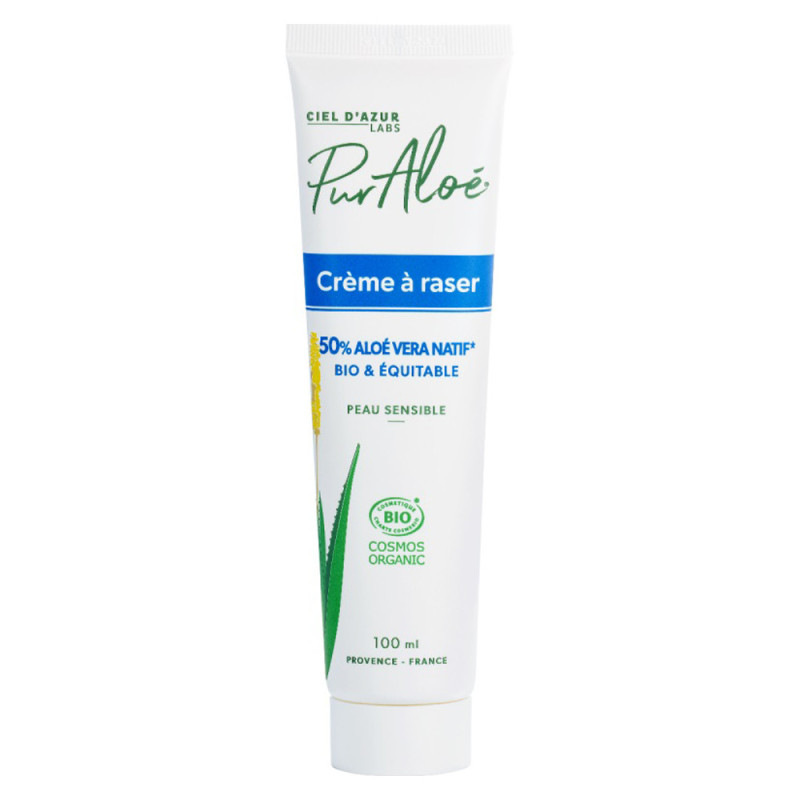 Crema de afeitar Pur'Aloé 50% aloe vera 100ml