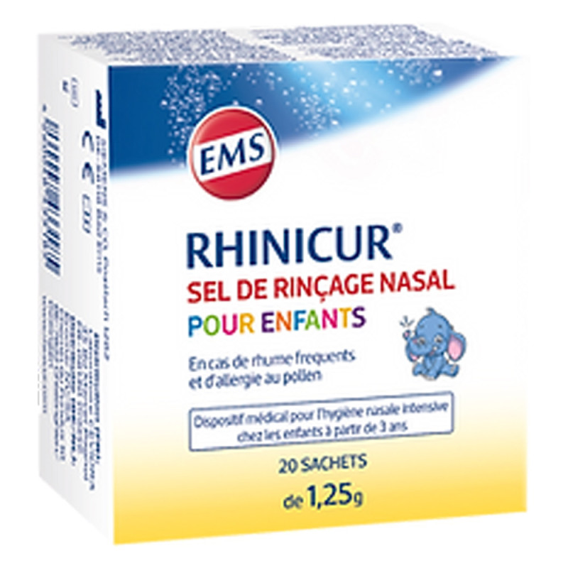 Rhinicur Sales de Enjuague Nasal para Niños 20 sobres