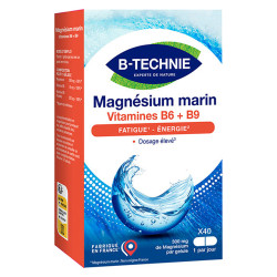 B-Technie Magnesio Marino Vitamina B6 + B9 - 40 cápsulas