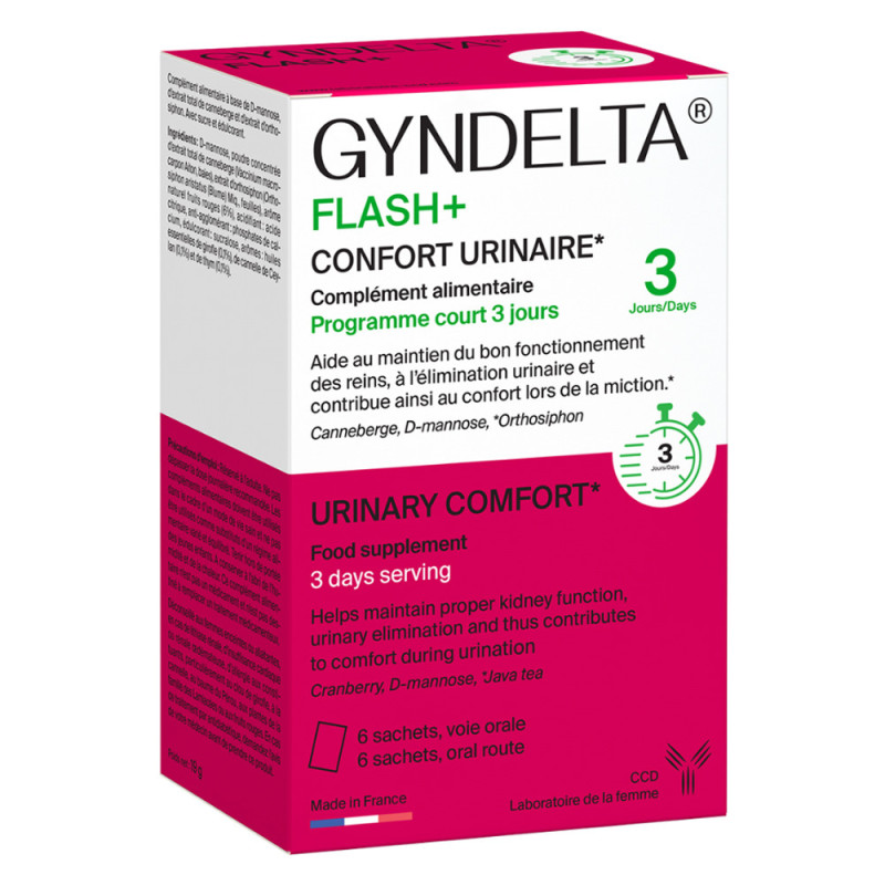 CCD Gyndelta Flash+ Confort Urinario 6 sobres