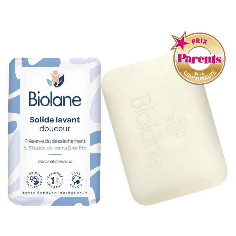 Biolane Sólido Limpiador Suave 75gr
