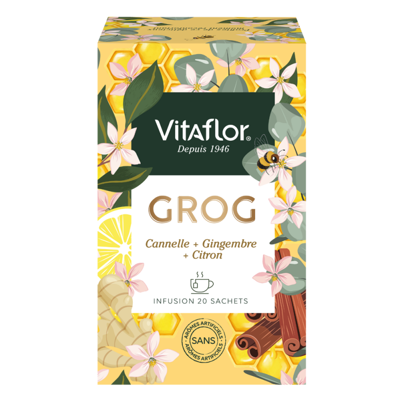 Vitaflor Infusión GROG 20 bolsitas de té