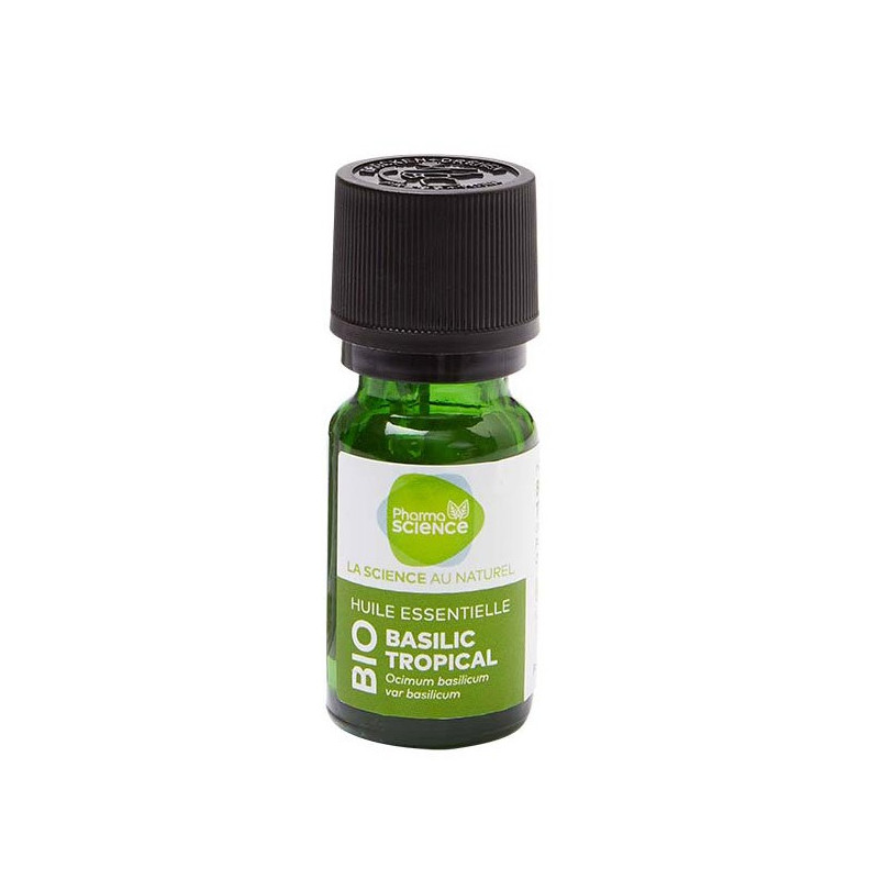 Pharmascience aceite esencial de albahaca tropical bio 10ml Pharmascience aceite esencial de albahaca tropical bio 10ml