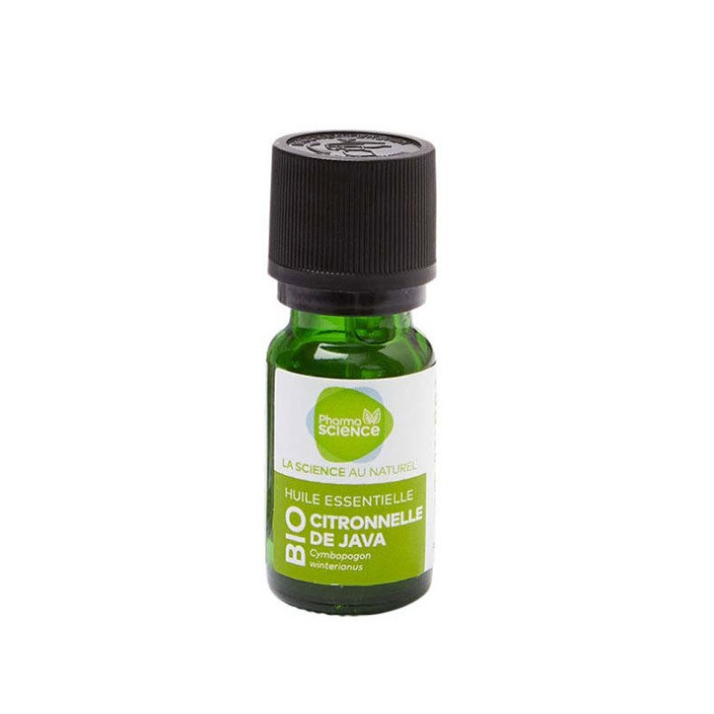 Pharmascience citronela java aceite esencial bio 10ml Pharmascience citronela java aceite esencial bio 10ml