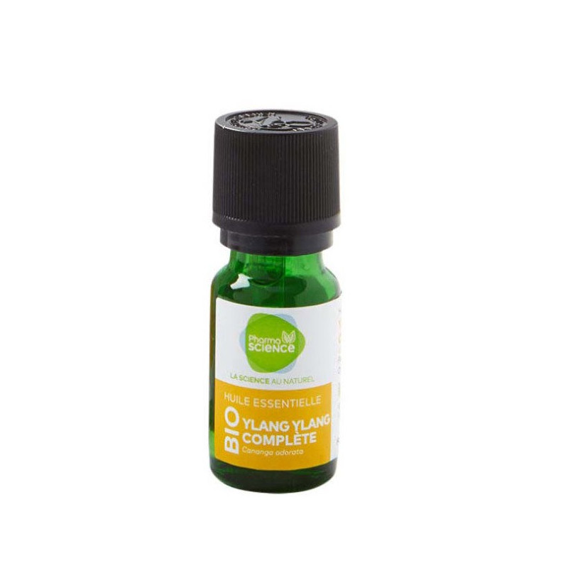 Pharmascience aceite esencial completo de ylang ylang bio 10ml Pharmascience aceite esencial completo de ylang ylang bio 10ml