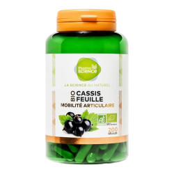 Pharmascience grosellero negro hoja bio movilidad articular 200 cápsulas