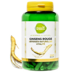 Pharmascience ginseng rojo defensas naturales-vitalidad 200 cápsulas