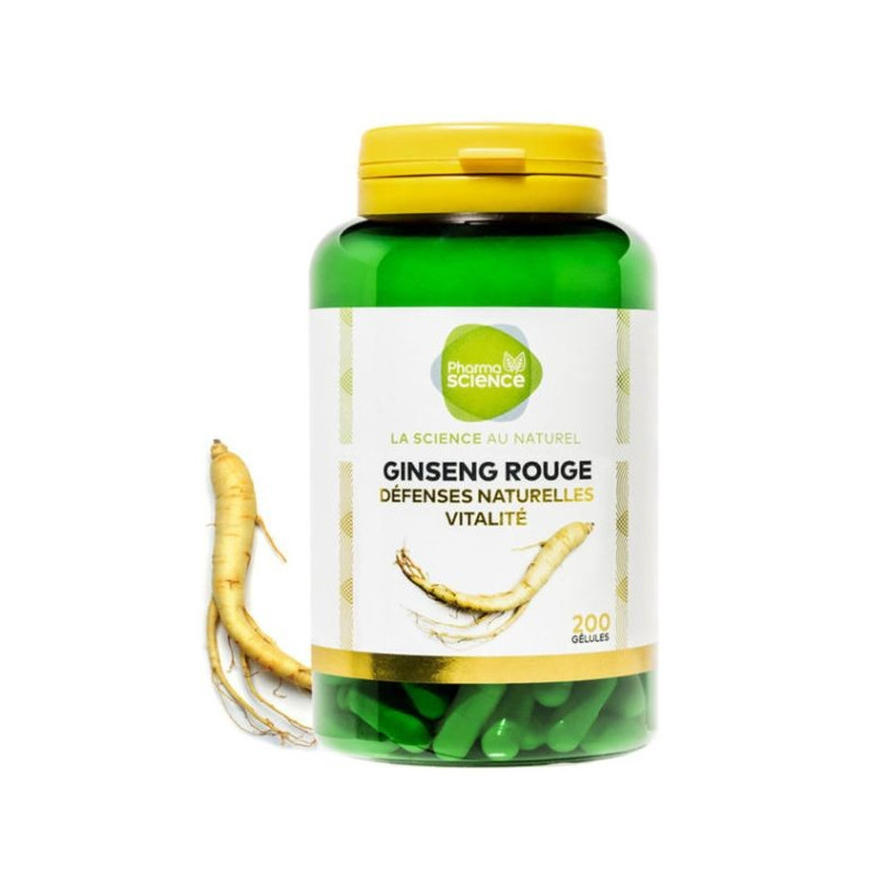 Pharmascience ginseng rojo defensas naturales-vitalidad 200 cápsulas Pharmascience ginseng rojo defensas naturales-vitalidad 200 cápsulas