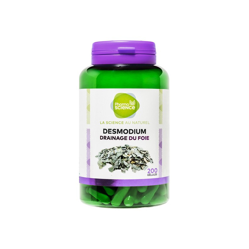 Pharmascience desmodium drenaje hepático 200 cápsulas Pharmascience desmodium drenaje hepático 200 cápsulas