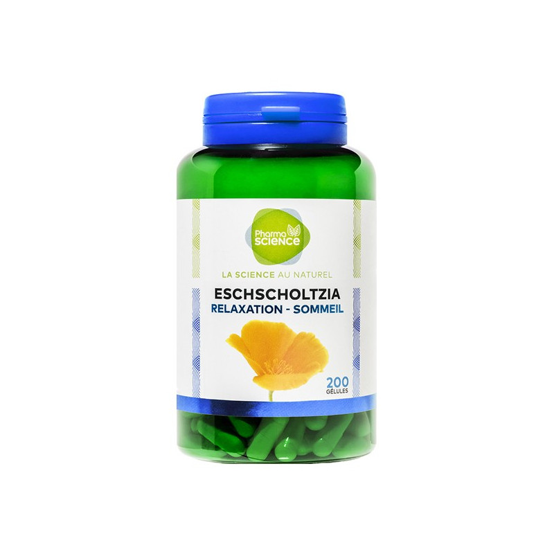 Pharmascience eschscholtzia relajación-sueño 200 cápsulas Pharmascience eschscholtzia relajación-sueño 200 cápsulas
