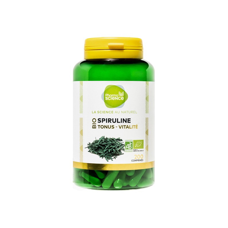 Pharmascience espirulina bio tonus-vitalidad 200 comprimidos Pharmascience espirulina bio tonus-vitalidad 200 comprimidos