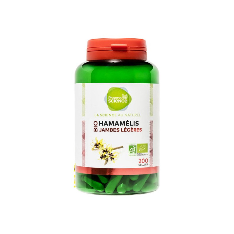 Pharmascience hamamelis bio piernas ligeras 200 cápsulas Pharmascience hamamelis bio piernas ligeras 200 cápsulas