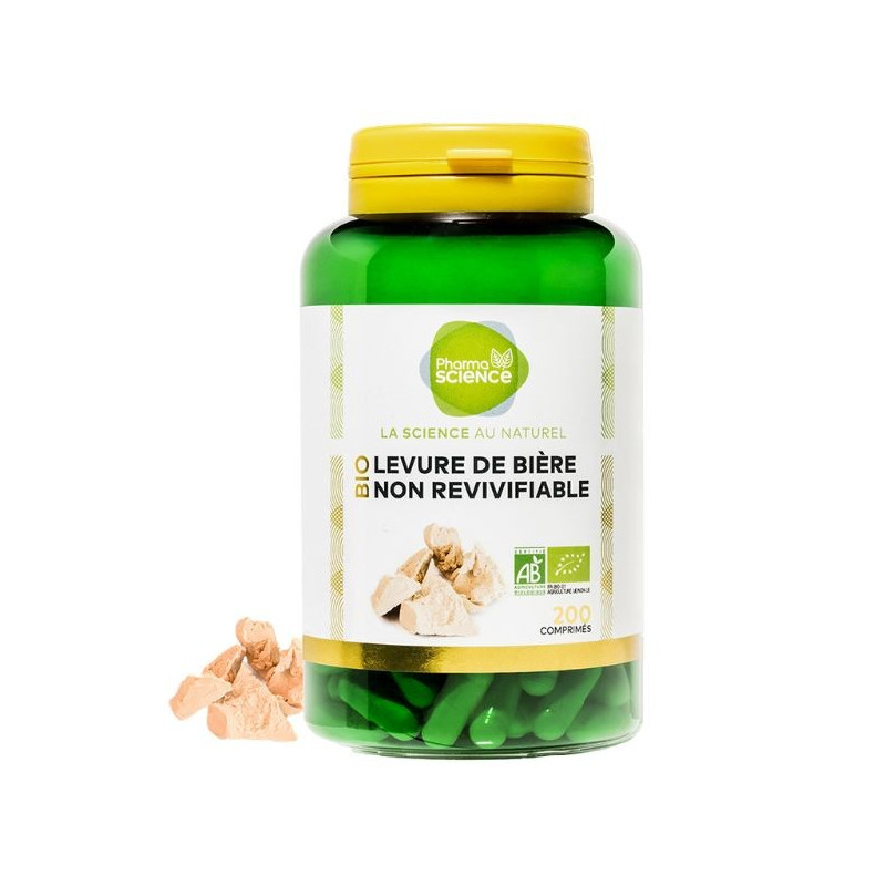 Pharmascience levadura de cerveza no revivificable 200 comprimidos Pharmascience levadura de cerveza no revivificable 200 comprimidos