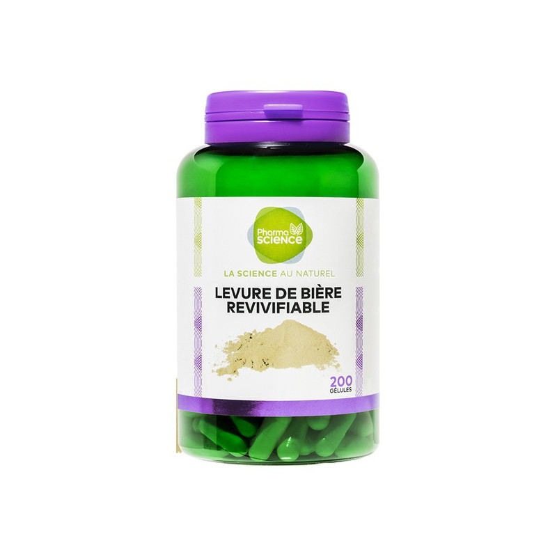 Pharmascience Levadura de cerveza Revivable 200 cápsulas Pharmascience Levadura de cerveza Revivable 200 cápsulas