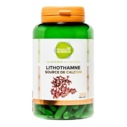Pharmascience lithothamnion fuente de calcio 200 cápsulas