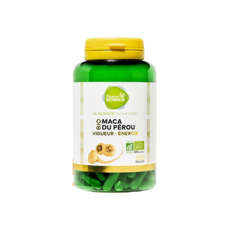 Pharmascience maca del perú vigor - energía 200 cápsulas